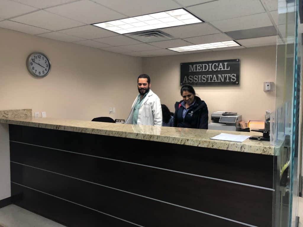 Oasis of Hope medical assistant station