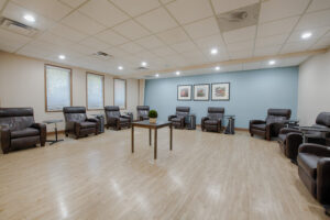 Large IV room at Progressive Medical Center